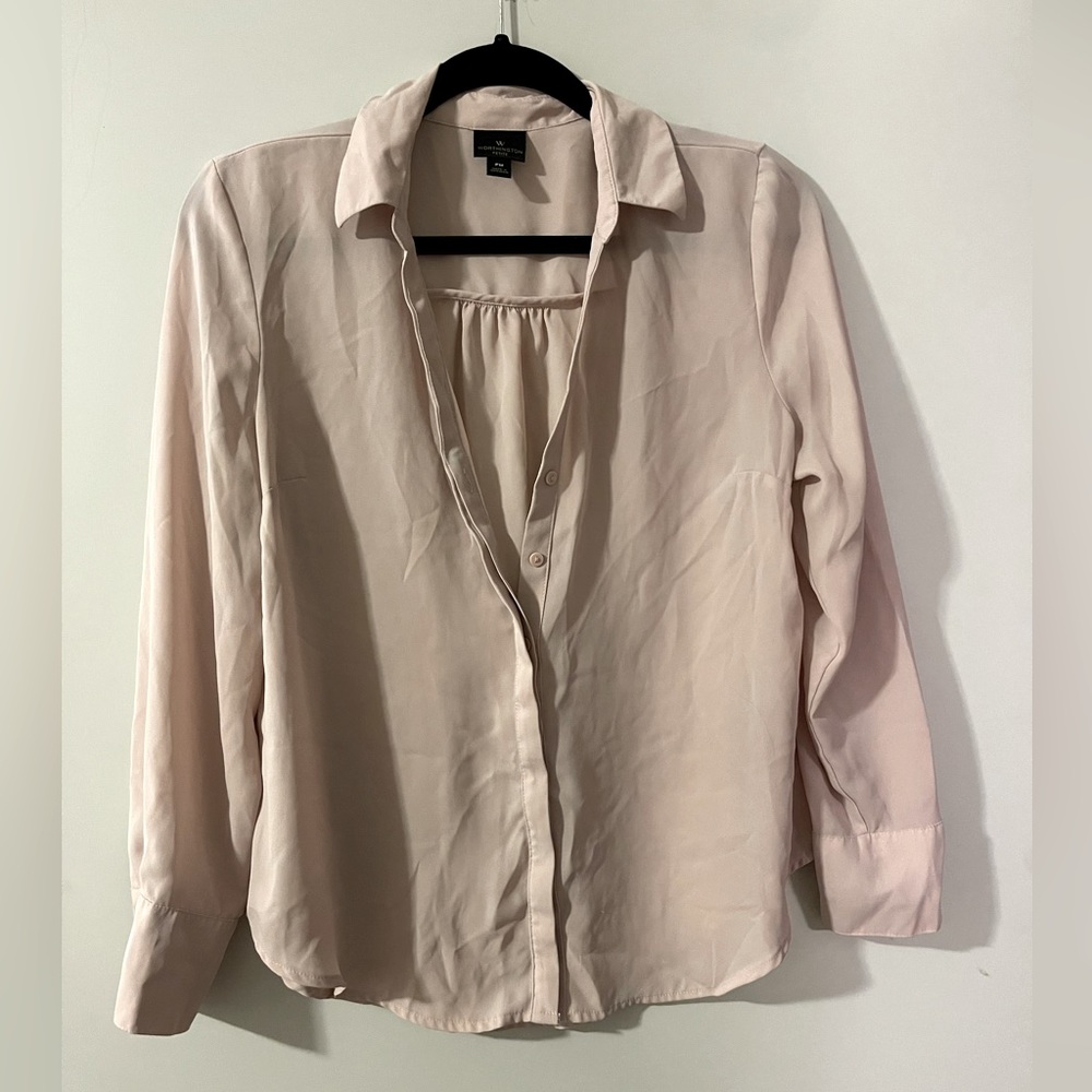 Worthington chiffon blouse